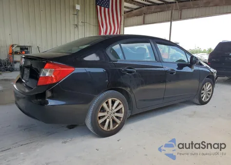 2012 Honda Civic Ex z USA, uszkodzony, nr VIN 19XFB2F87CE315435
